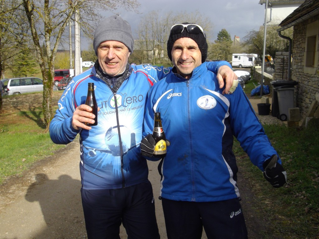 Bière de récupération bien méritée!