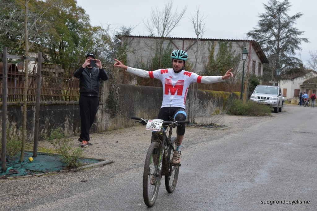 VIVIAN BORN vainqueur de cette première étape, il avait finit 2e de La première édition de La Noble'Race VTT!