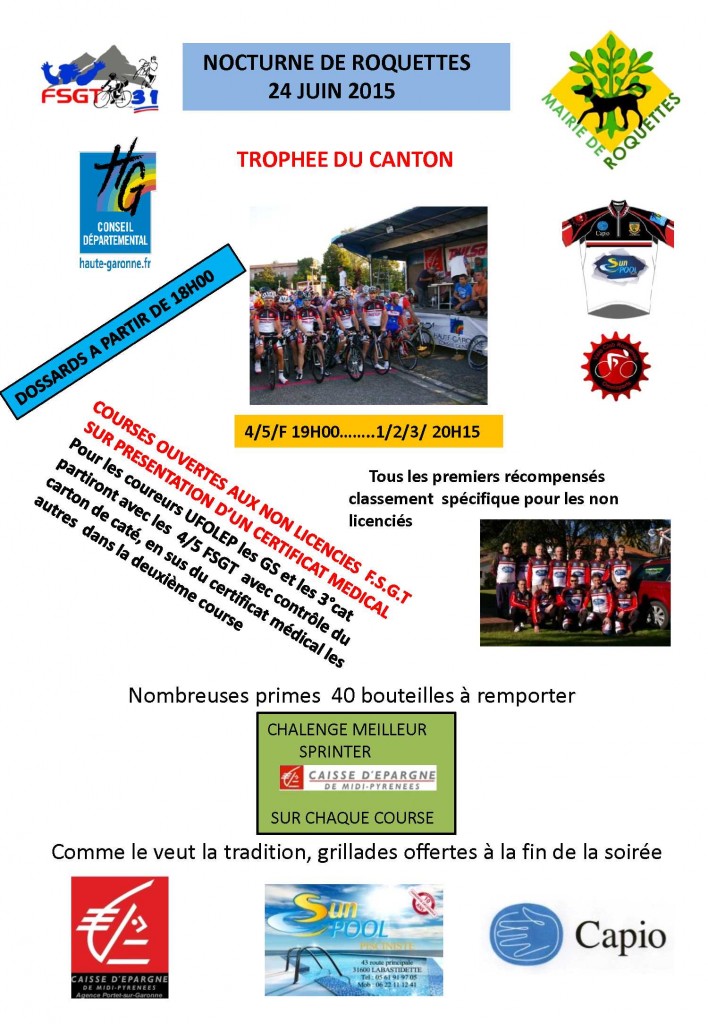 Nocturne de Roquettes - TOAC Cyclisme